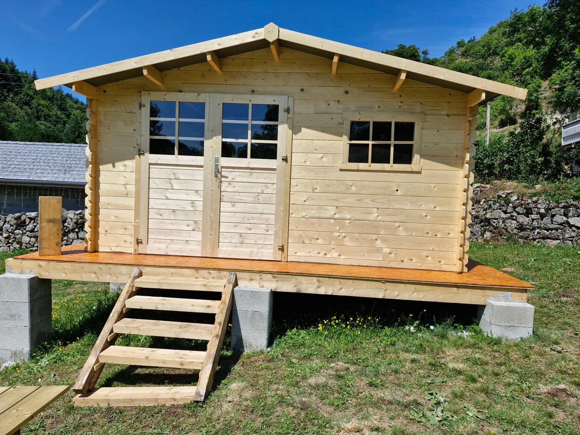 La Cabane Des Lucioles Saint-Julien-Boutieres Buitenkant foto